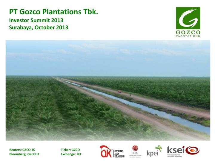 Gambar PT Gozco Plantations Posisi Project Manager