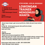 Gambar stir mobil jogja Amanah Posisi Instruktur kursus stir mobil